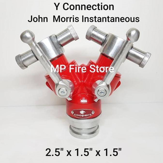 Fire Y Connection 2 Handle 2.5 X 1.5 X 1.5 John Morris Instantaneous