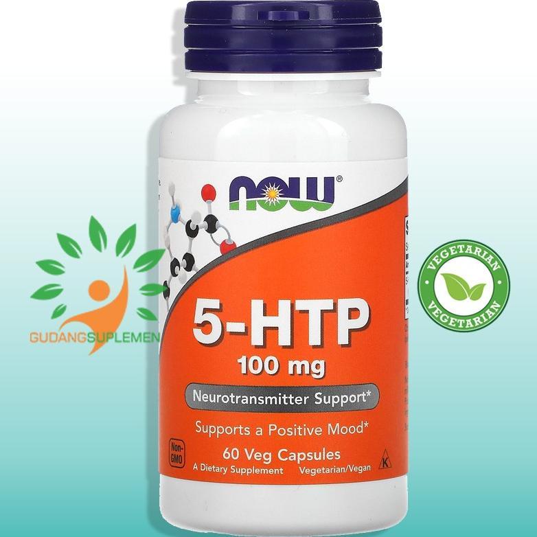 Now 5-Htp 100 Mg 60 Veg Capsules - 5Htp 5 Htp  Serotonin - Weight Loss
