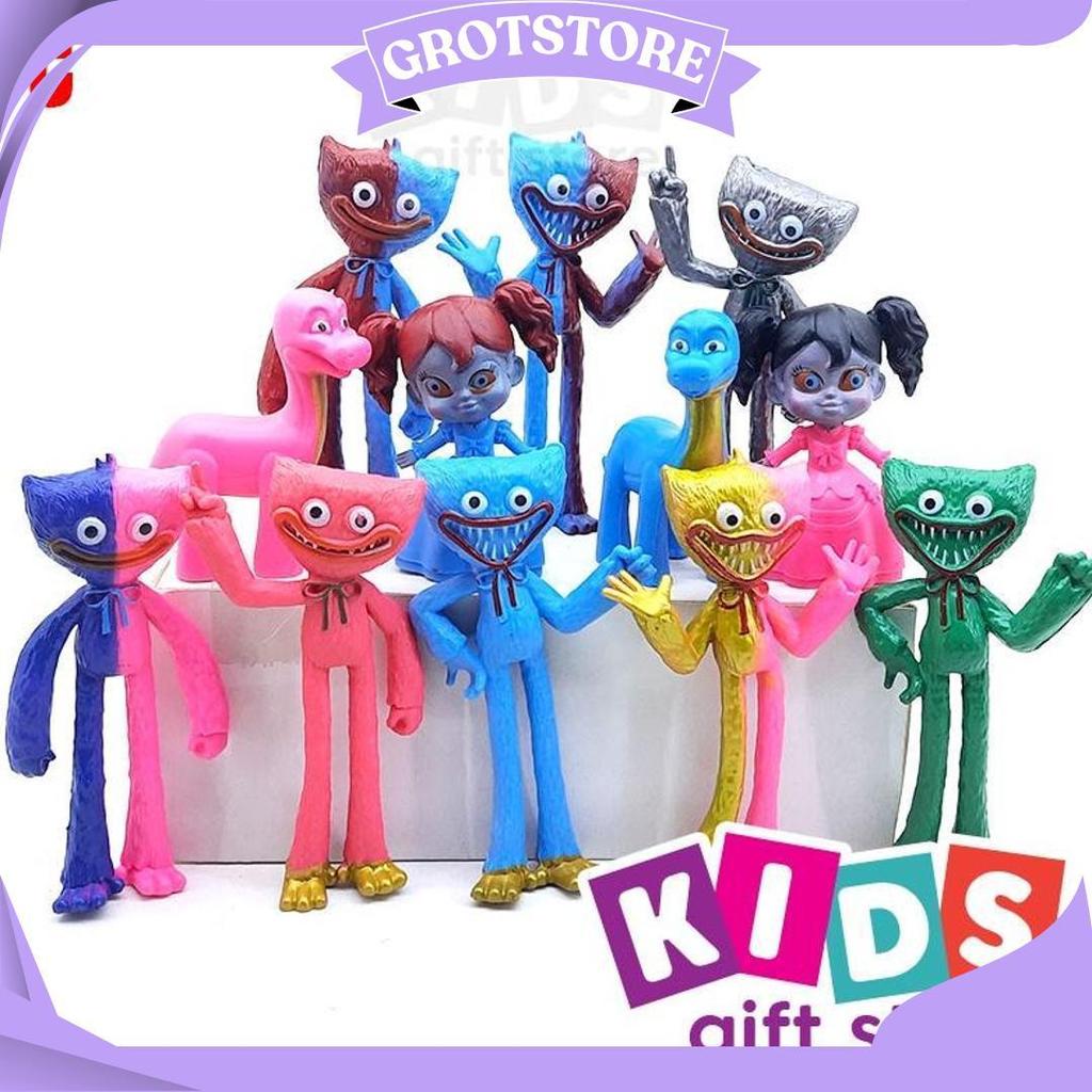 Huggy Wuggy Figure Set - Mainan Figur KGS Promo