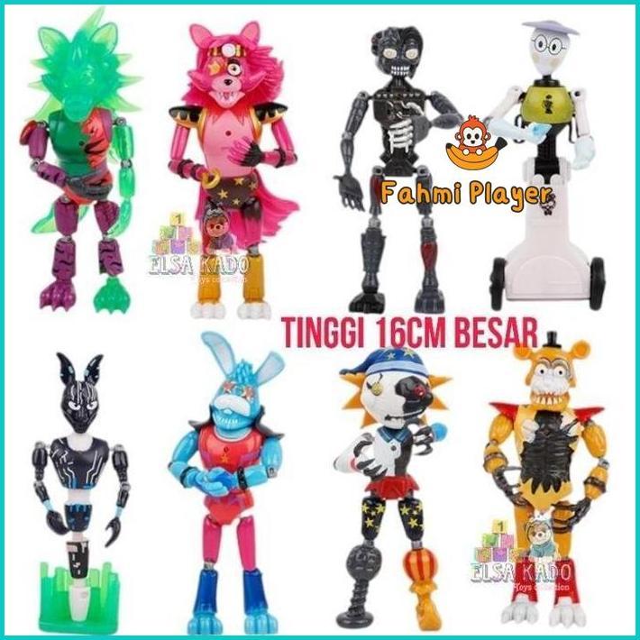 Mainan Fnaf Figure Five Nights At Freddy Security Breach