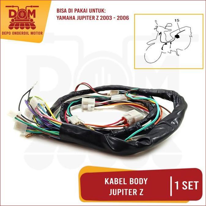 NEW Kabel Body Jupiter Z (TOKAIDO) Harness Wire Cable Bodi Set Engine Motor Motorcycle Yamaha Jupite