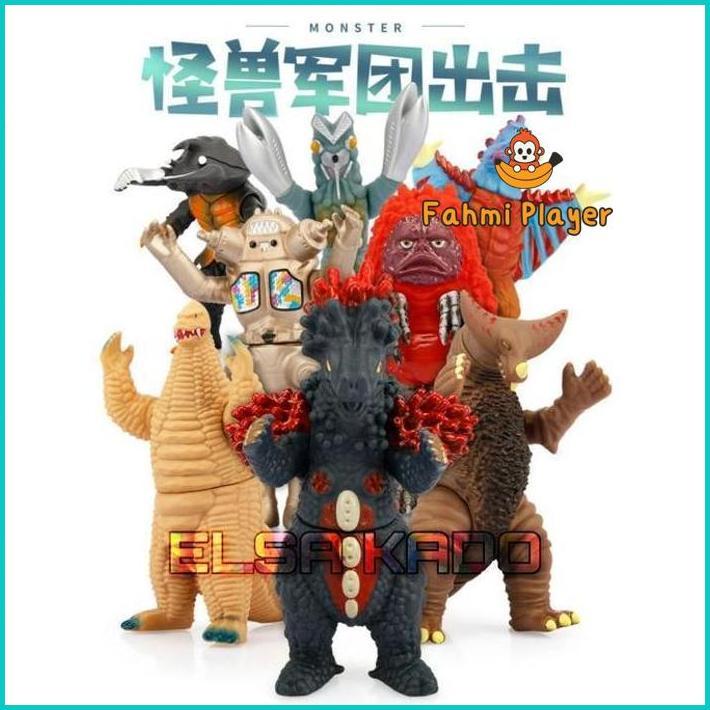 Mainan Monster Ultraman Antlar Verokron King Joe Pigmon