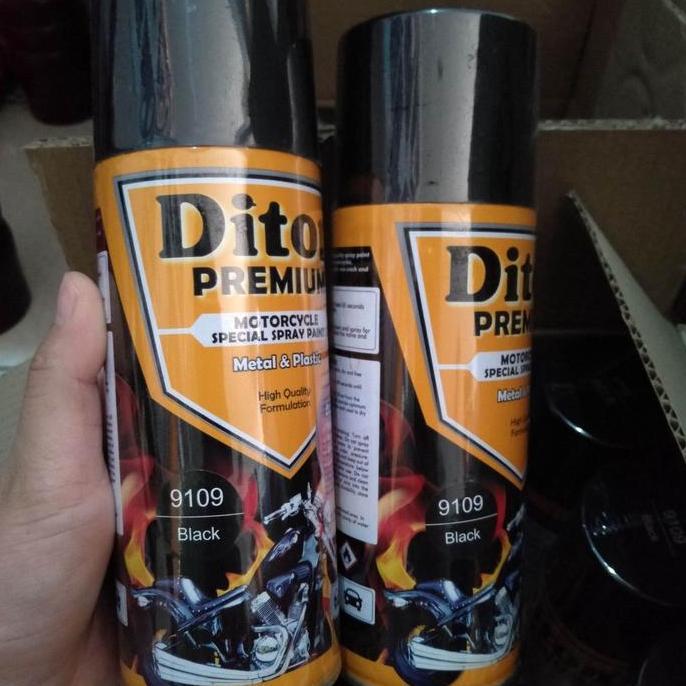 Pilok Pilox Cat Diton Premium Black 9109 Hitam Hitam Glossy Hitam Polos diton premium 400cc Tahan Be