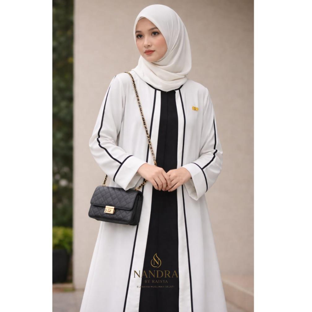 Best Sale Abaya Raisya - Abaya Hitam Elegan Busui Friendly - Gamis Abaya Turkiye - Gamis Abaya Hitam