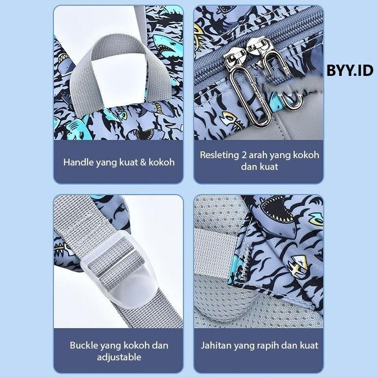Tas Ransel Anak Sekolah Motif ZMBABY HAPPY