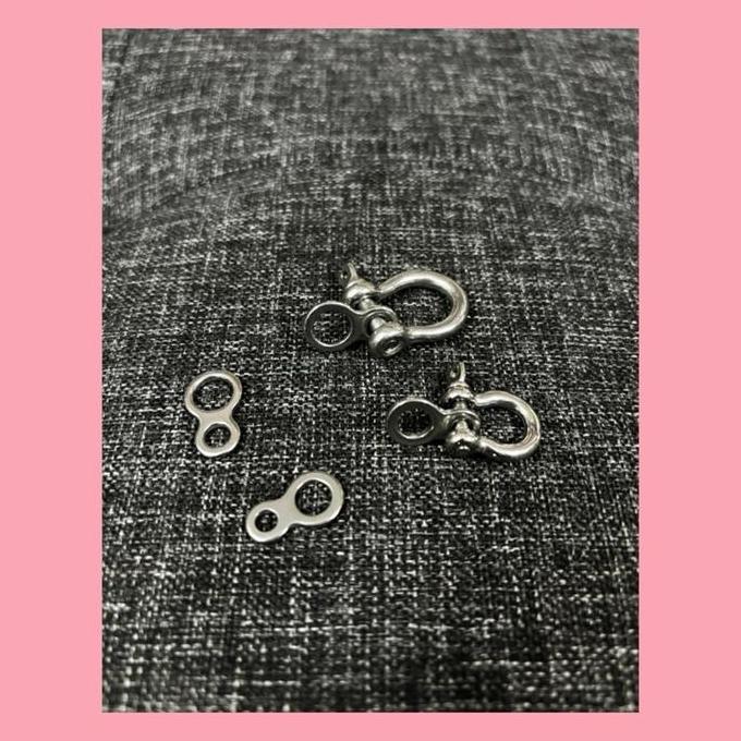 Ring 8 Stainless Rantai ke Ring Omega Burung Macaw Kakatua African Grey
