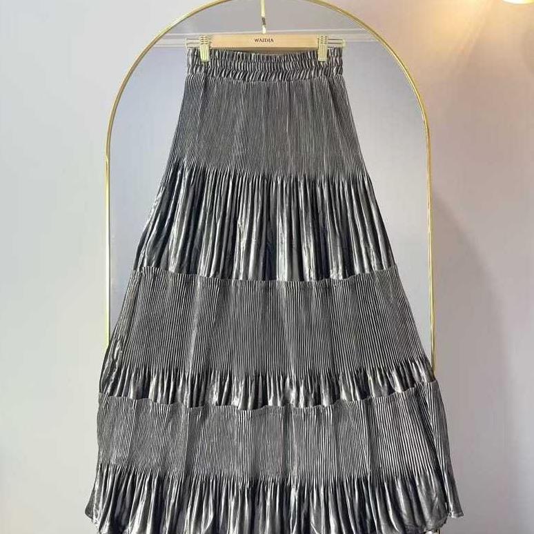 limited rok plisket bludru susun premium - rok plisket bludru - rok bludrru ruffle premium - rok pli