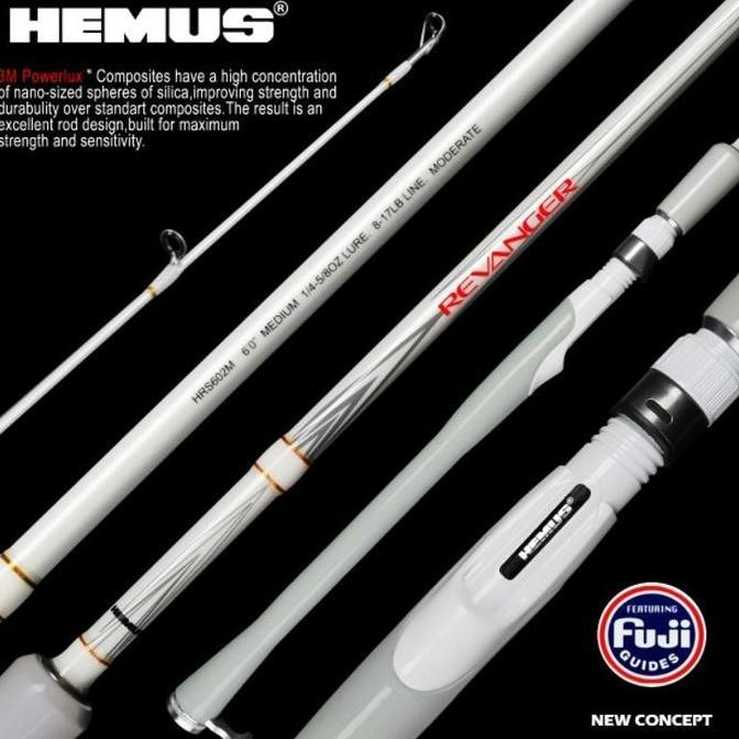 TERMURAH - Joran HEMUS REVANGER Carbon - FUJI New Concept