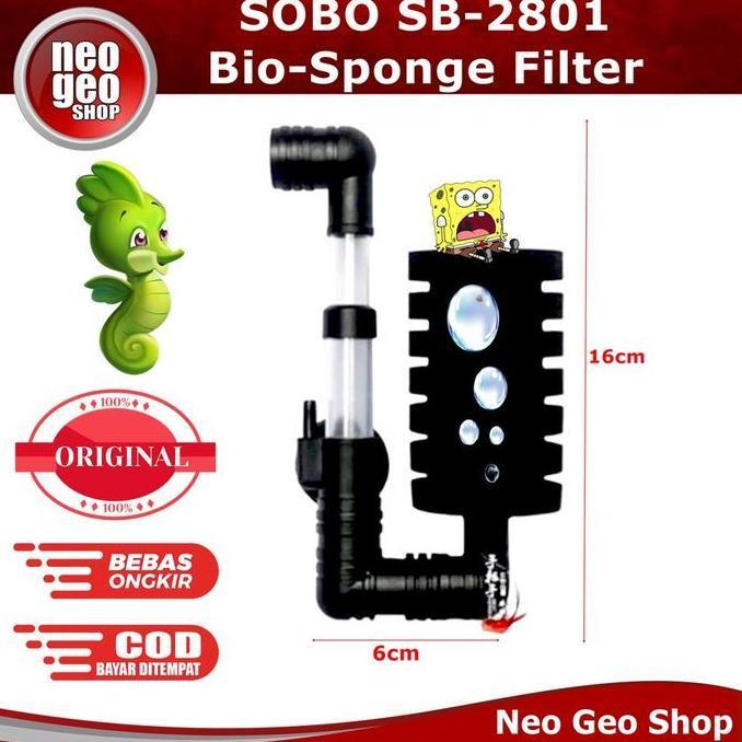 Sobo SB 2801 Bio chemical Sponge Filter Foam Biofoam Aquarium SB2801