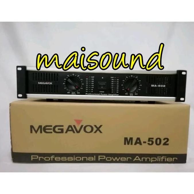 POWER AMPLIFIER MEGAVOX MA 502 POWER AMPLI MEGABOX MA502 ORIGINAL ORI