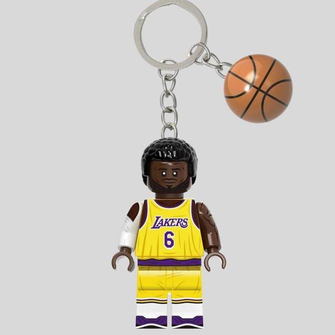Lebron James Minifigure Keychain | Gantungan Kunci Lebron James