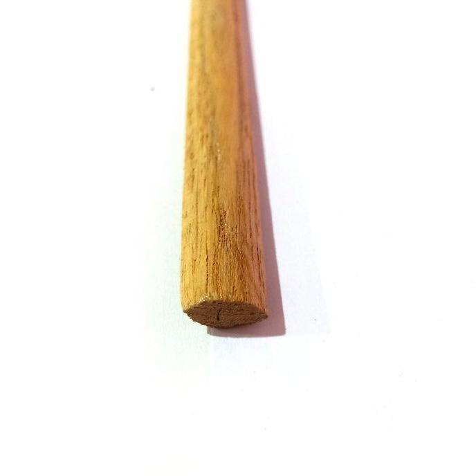 Tangkringan kandang umbar lovebird kenari 65cm kayu serut model oval