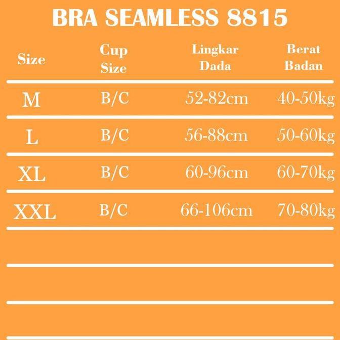 Polini - Paket HEMAT 3 Pcs Pakaian Dalam Wanita Bra Seamless Kancing Depan Bh Sport Polini 8815