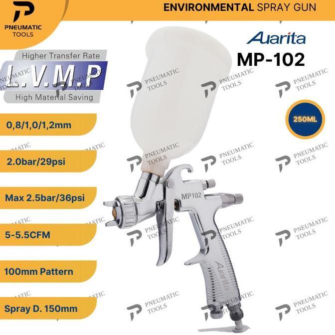 Spray Gun AUARITA MP102 LVMP ORIGINAL - Environmental Spray Gun MP-102