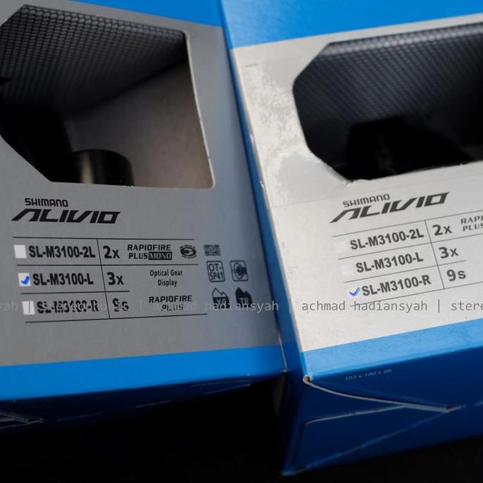 bnib.. SHIMANO shifter Alivio M3100 3x9speed shifter SHIMANO Alivio 3x9speed M3100 shifter 3X9speed 