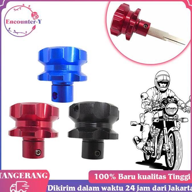 QINGACHO Kepala Kunci Motor Variasi Universal Kepala Kunci Model Keyless Motor