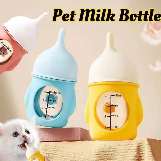 Botol Dot Hewan Peliharaan Silikon / Botol Susu Anjing Kucing Dot Anak Kucing Anjing Musang Kelinci 