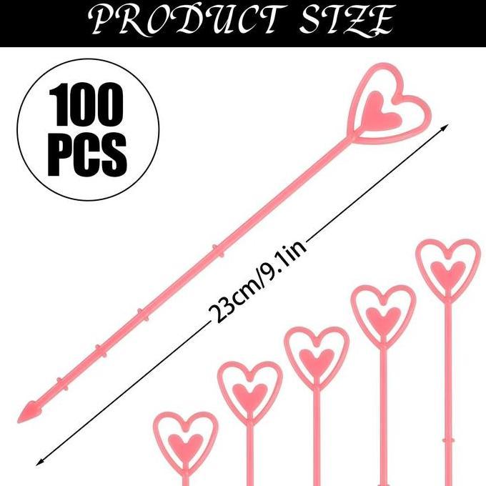78pcs Stick Kartu Ucapan Plastik Stick Card Holder Love Klip Kartu Stik Penjepit Kartu Jepitan Kartu