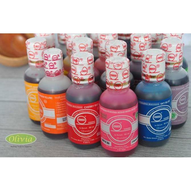 Pewarna Makanan Cross / Food Colouring Cross 60 ml