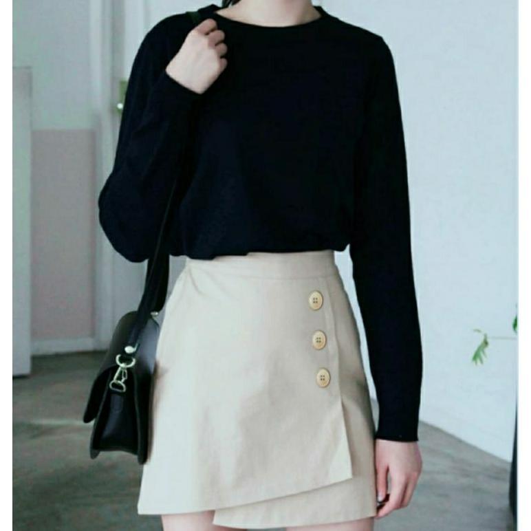 new korean miniskirt rok celana pendek wanita | hotpants celana rok wanita jumbo