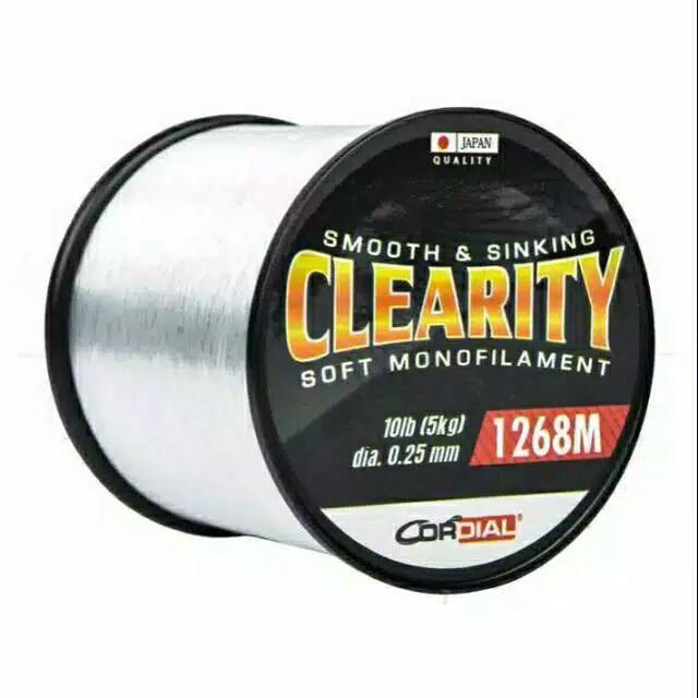 Senar Nylon Cordial CLEARITY 1/8 Spool | warna clear