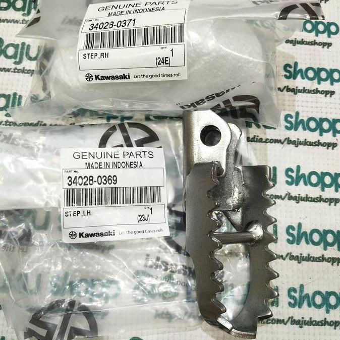 Promo Footstep Besi Injekan Foot Step Depan Klx 230R Klx230R Sepasang Ori Cod
