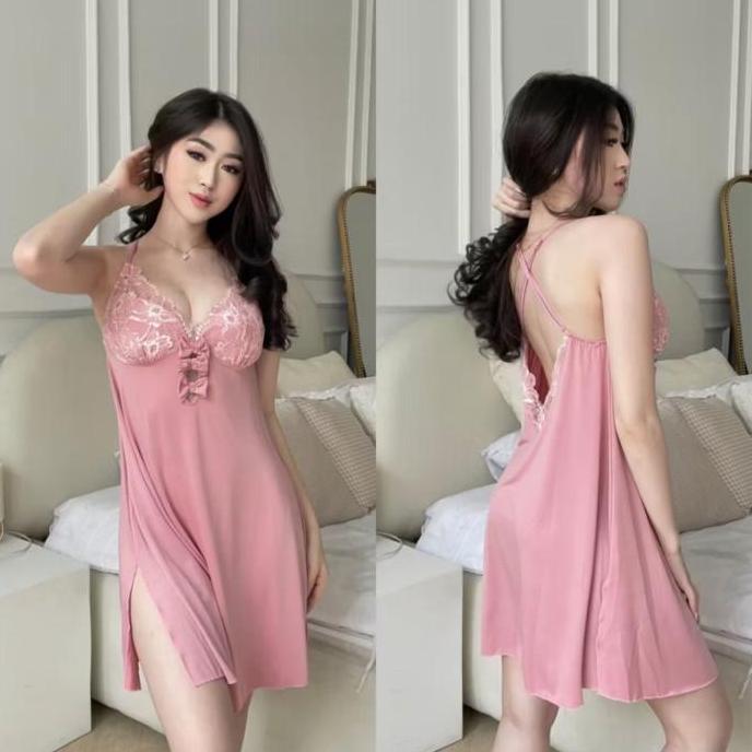 Baju Tidur Wanita Sleepwear Sofia Lingerie Daster Sexy Dress Dewasa Lembut