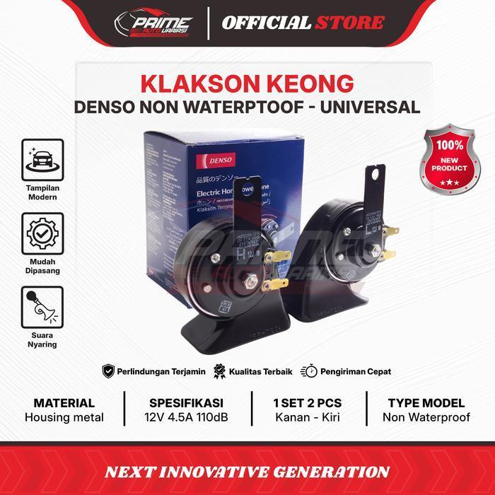 Klakson Denso Biasa Power Tone Trumpet Keong 12V Original Dan Terpercaya