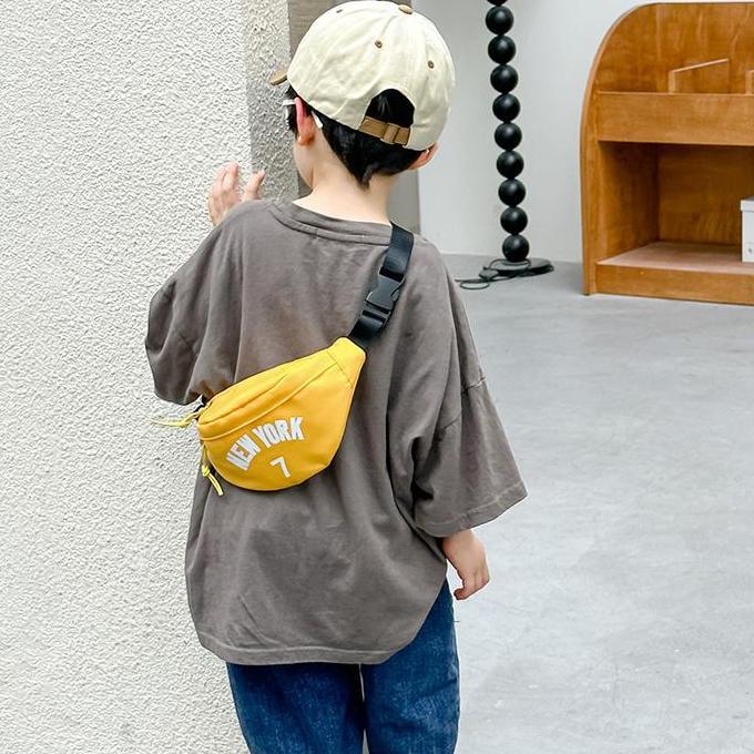 Torba- Bambino Kidswear - Tas Selempang Sling Bag Anak Laki Laki Perempuan Motif New York Fashion Is