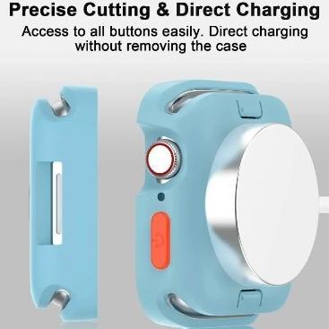 NEW Bumper Apple Watch Soft Case Colorful iWatch Ultra i8 9 8 SE T55 Pelindung Smartwatch