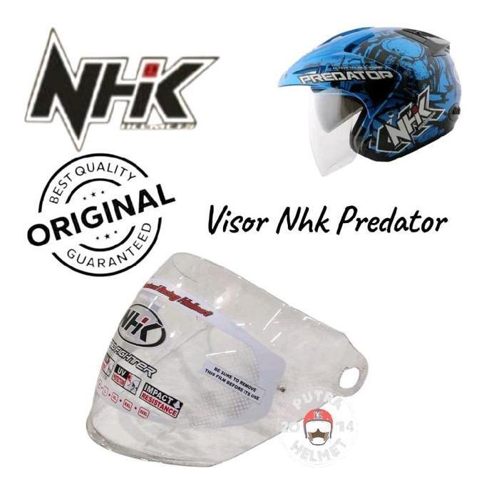 KACA HELM NHK PREDATOR ORIGINAL | VISOR HELM NHK PREDATOR ORIGINAL