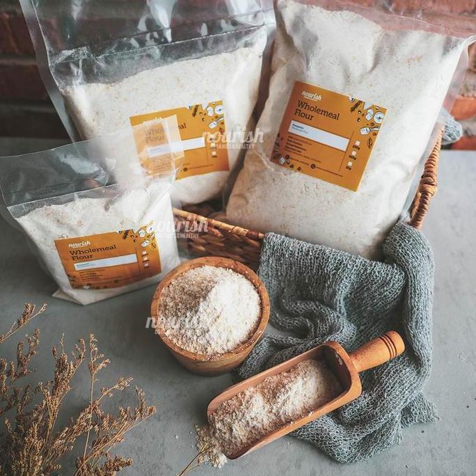 Kriuk- Whole Wheat Flour / Whole Meal Flour / Tepung Gandum Utuh 250 Gr