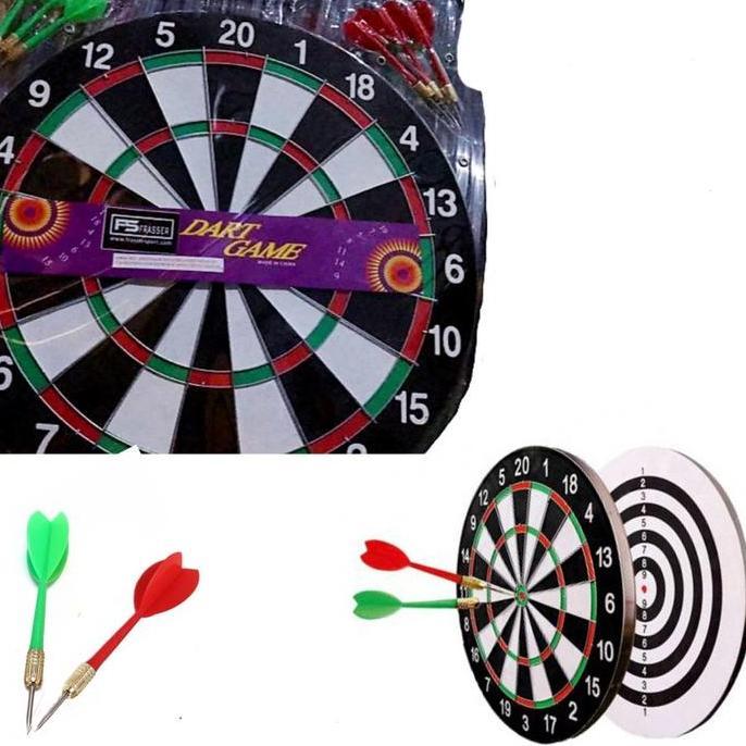 Aminahhasyim- PAPAN DART - PAPAN DART GAME 17 INCH Diskon