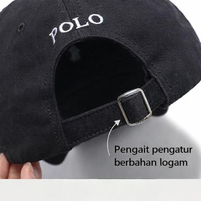 BEST DEALS cap topi korea style topi pria baseball keren wanita black olahraga polo cowok pantai top