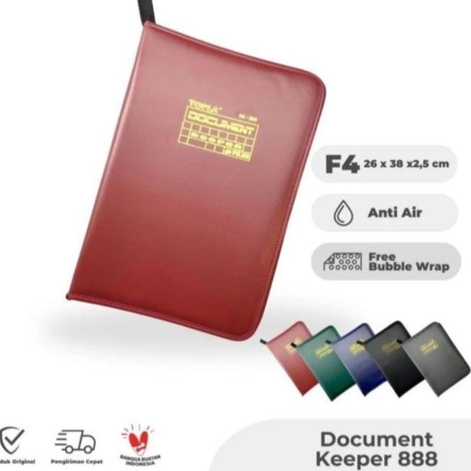 Topla Dokumen Keeper Folio Isi 20 File / Map Ijazah Clear Holder