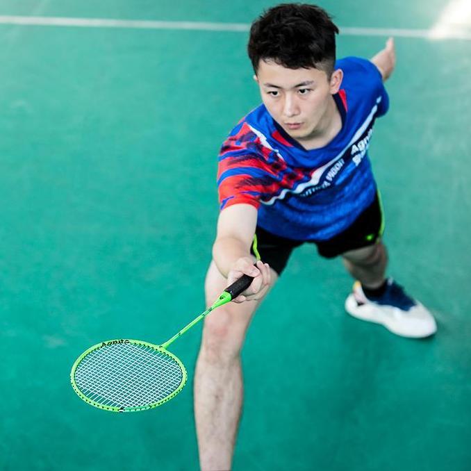 mercusuar.cv Deli Agnite Badminton Racket / Raket badminton Sepasang Hijau F2100 Diskon