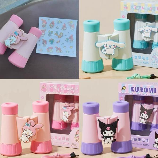 sanrio binocular teropong pikachu monokuler outdoor toys magnifier [terbaik]