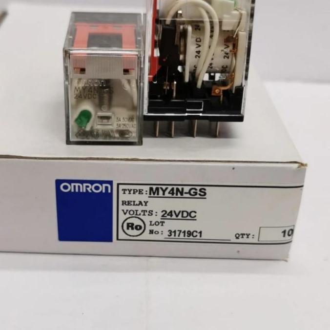 cvfolka Relay Omron MY4N-GS 24VDC MY4N ORIGINAL Omron