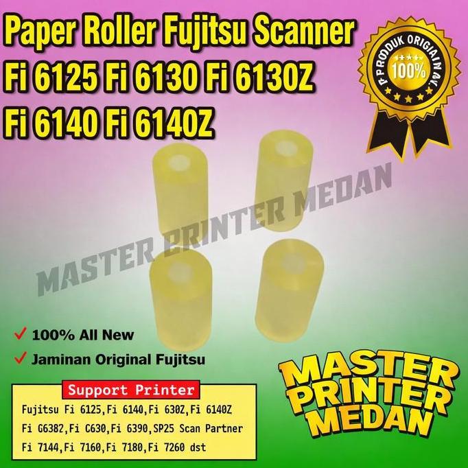 HARGA DISC - Paper Roller Fujitsu scanner Fi 6125 Fi 6130 Fi 6130Z Fi 6140 Fi 6140Z