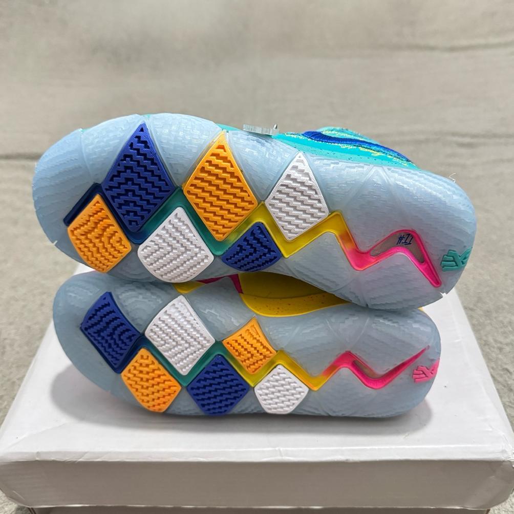 HOT DEALS SEPATU BASKET KYRIE 4 NBA 2K18 TEAL PINK PREMIUM ORIGINAL