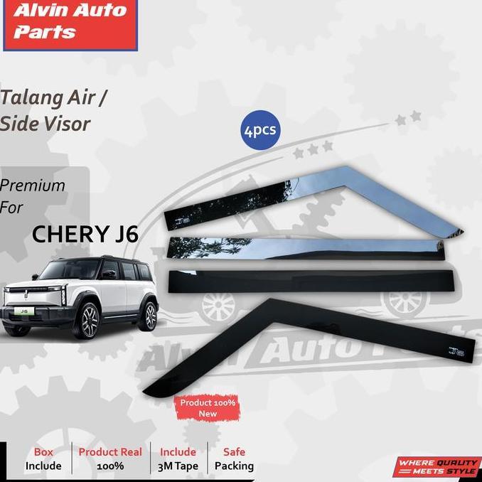 Grosir Talang Air Chery J6 / Side Visor J6 / Accessories Chery J6