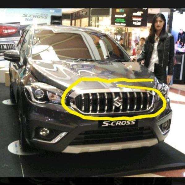 Grosir Grille Gril Depan Atas Suzuki Sx4 S-Cross Tipe 2 Original Sgp