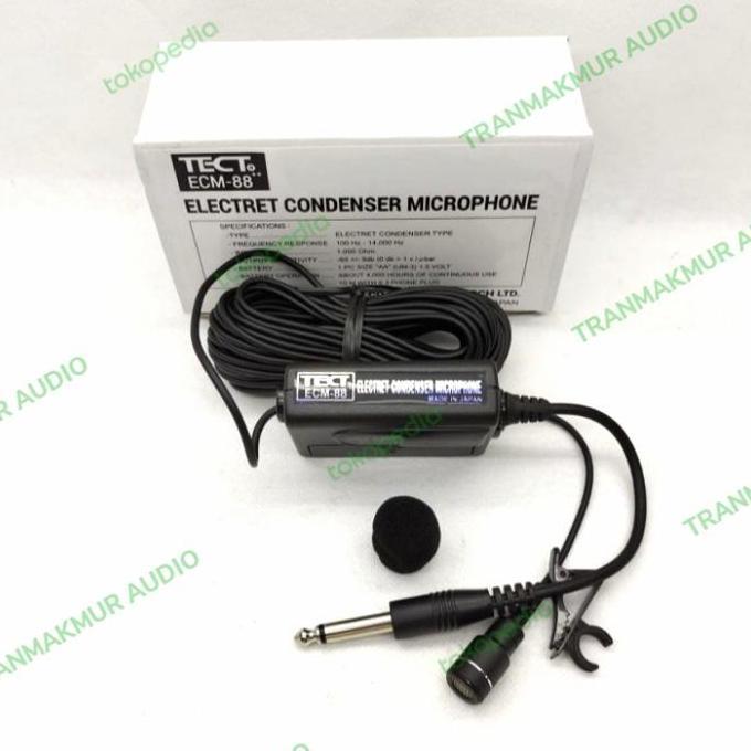 MIC IMAM JEPIT TECH ECM88 ASLI TECH MADE IN JAPAN TRAN27
