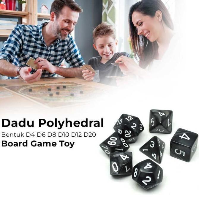 Promo Dadu Polyhedral ( Isi 7Pcs) Cod