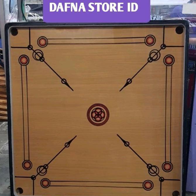 Promo ( Terlaris ) Meja Karambol Papan Karambol Jumbo 120 X 120 Cm  Free Biji Karambol Dan Kristal B
