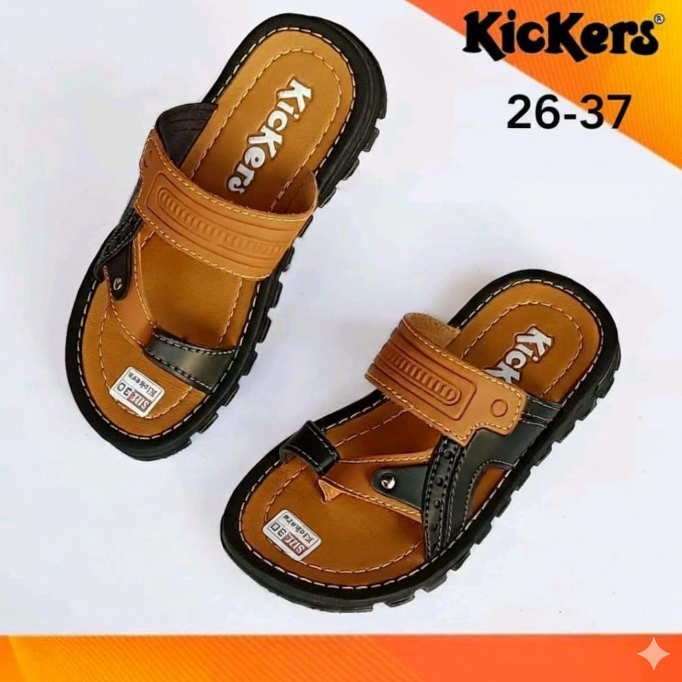 Best Seller Sandal Kulit Anak 26-37 Sandal Lebaran Anak Sandal Kulit Anak Terbaru Sandal Anak