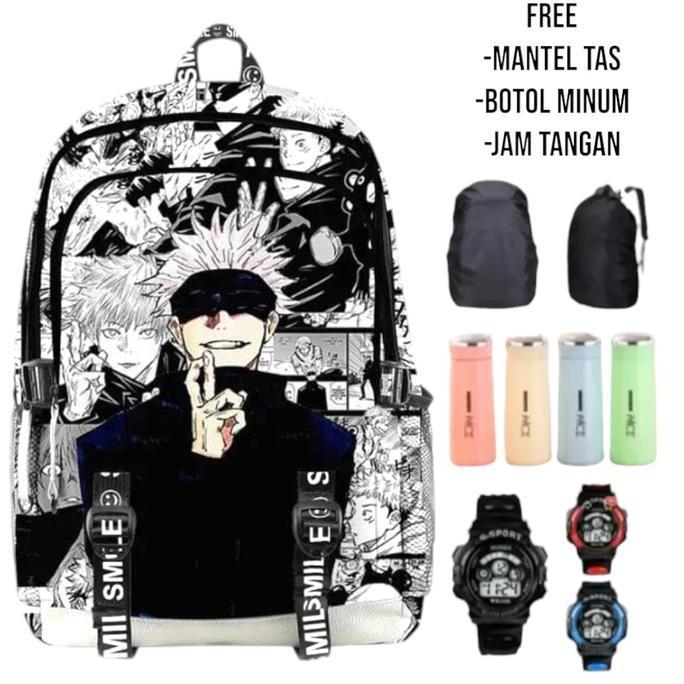 TAS RANSEL ANIME ANAK ANAK TAS BERKERAKTER TAS ANAK SEKOLAH LAKI LAKI  SD SMP