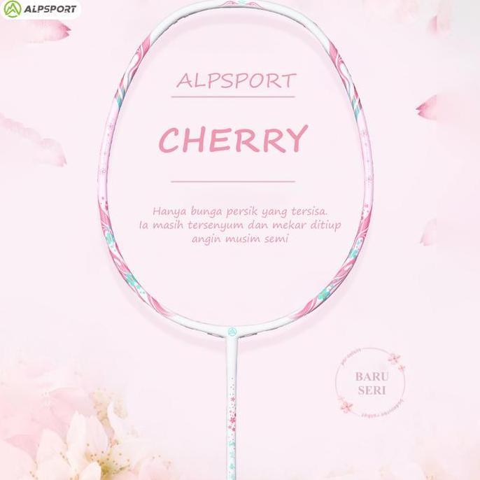 ALP-SPORTS TX-Cherry 4U T600 Karbon Fiber Fleksibel 25Lbs(default 20) Ideal untuk Pemain Serbaguna d