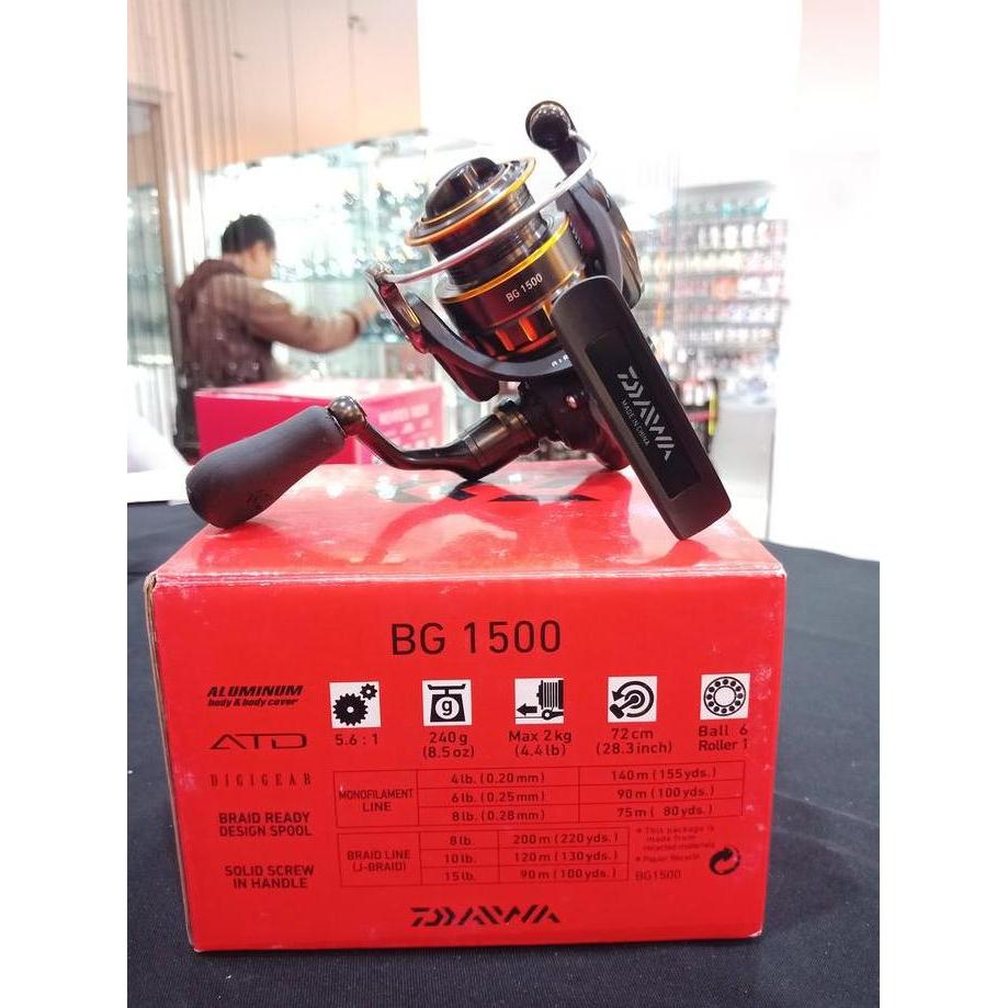 Reel Spinning DAIWA BG 1500 Indonesia Memancing