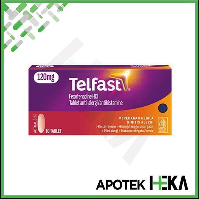 Medova Telfast 120 mg isi 10 - Obat Alergi (READY)